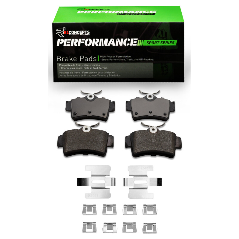 Ford Mustang Brake Pads - Rear - R1 Concepts - Performance Sport - `94-`04 Ford Mustang Brake Pads - Rear - R1 Concepts - Performance Sport - `94-`04